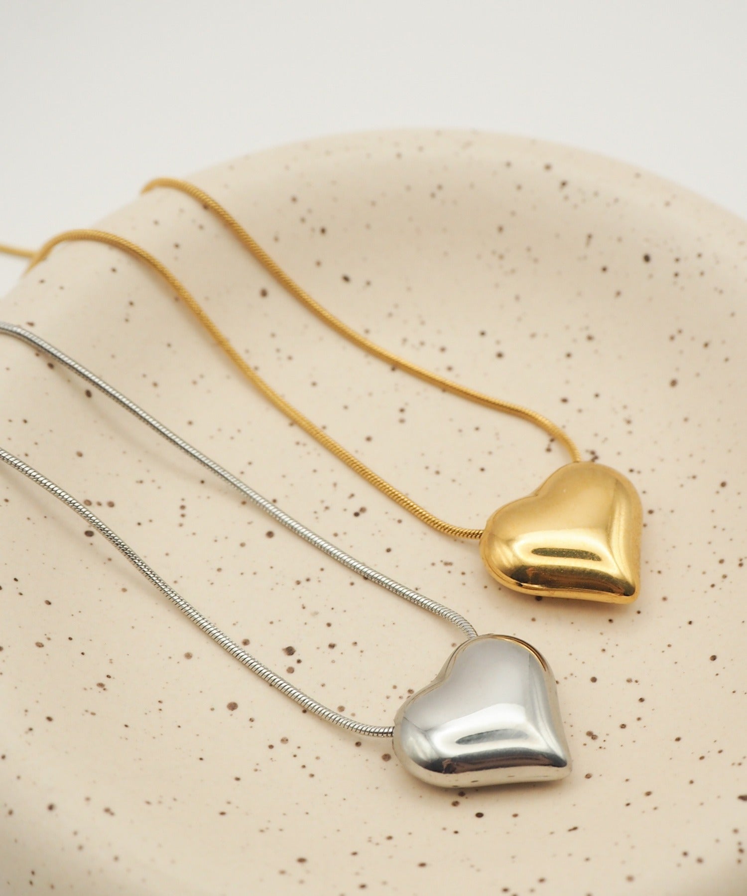 ciite' シーテ ネックレス 【 金属アレルギー対応 】 ハートネックレス サージカルステンレス