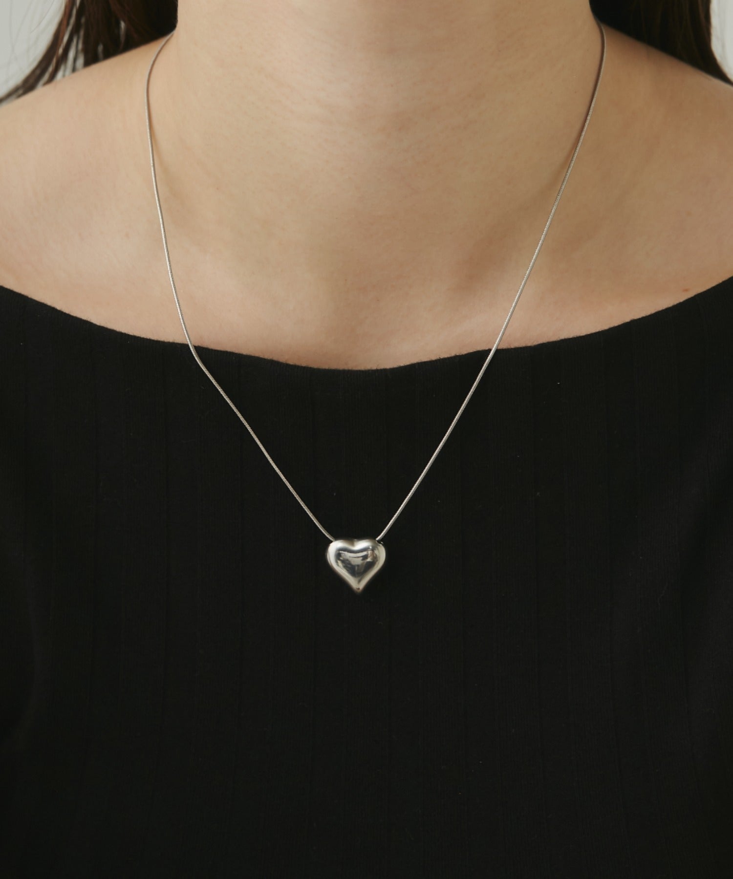 ciite' シーテ ネックレス 【 金属アレルギー対応 】 ハートネックレス サージカルステンレス