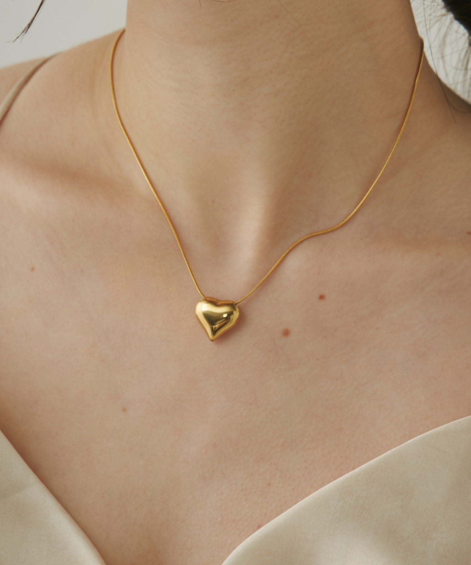 ciite' シーテ ネックレス 【 金属アレルギー対応 】 ハートネックレス サージカルステンレス