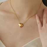 ciite' シーテ ネックレス 【 金属アレルギー対応 】 ハートネックレス サージカルステンレス