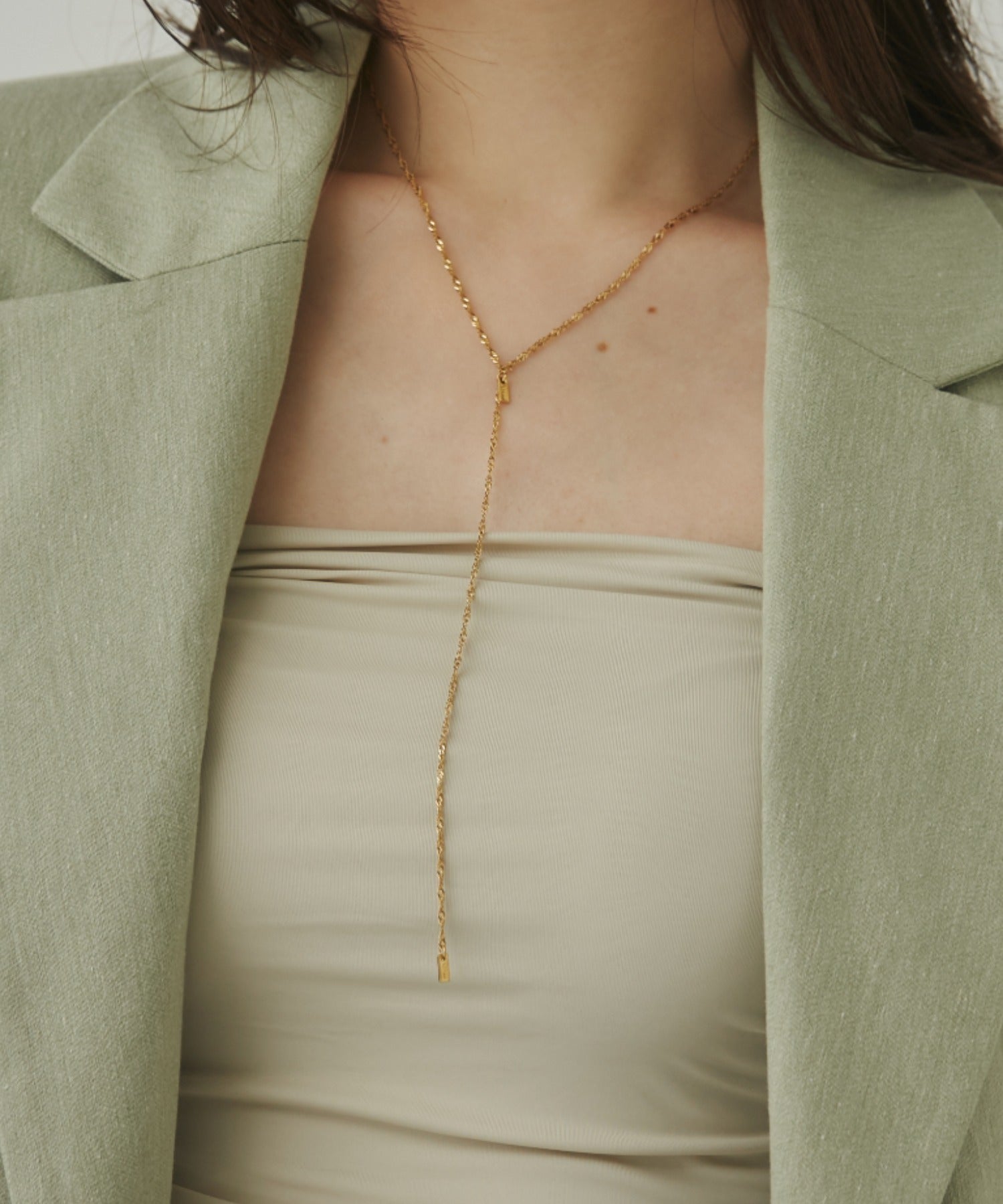 ciite' シーテ ネックレス 【 金属アレルギー対応 】 シンプルロングチェーンネックレス サージカルステンレス