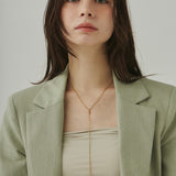 ciite' シーテ ネックレス 【 金属アレルギー対応 】 シンプルロングチェーンネックレス サージカルステンレス