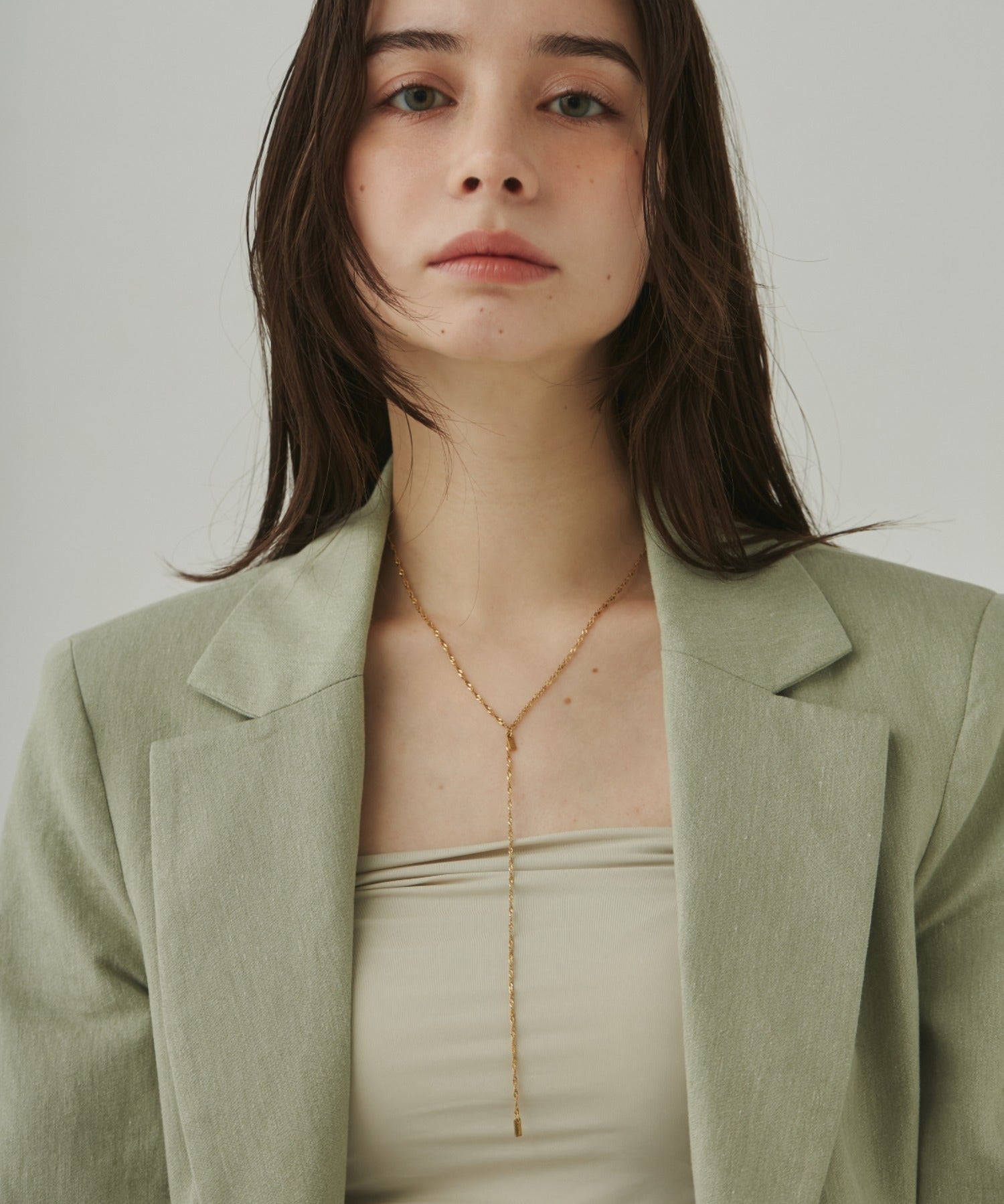 ciite' シーテ ネックレス 【 金属アレルギー対応 】 シンプルロングチェーンネックレス サージカルステンレス