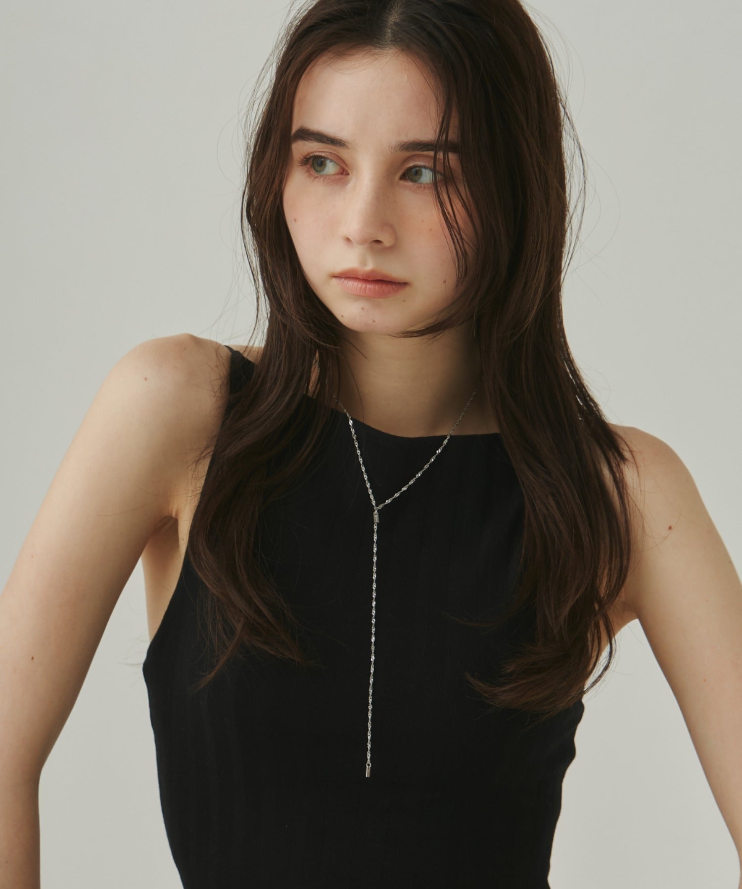 ciite' シーテ ネックレス 【 金属アレルギー対応 】 シンプルロングチェーンネックレス サージカルステンレス