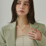 ciite' シーテ ネックレス 【 金属アレルギー対応 】 シンプルロングチェーンネックレス サージカルステンレス