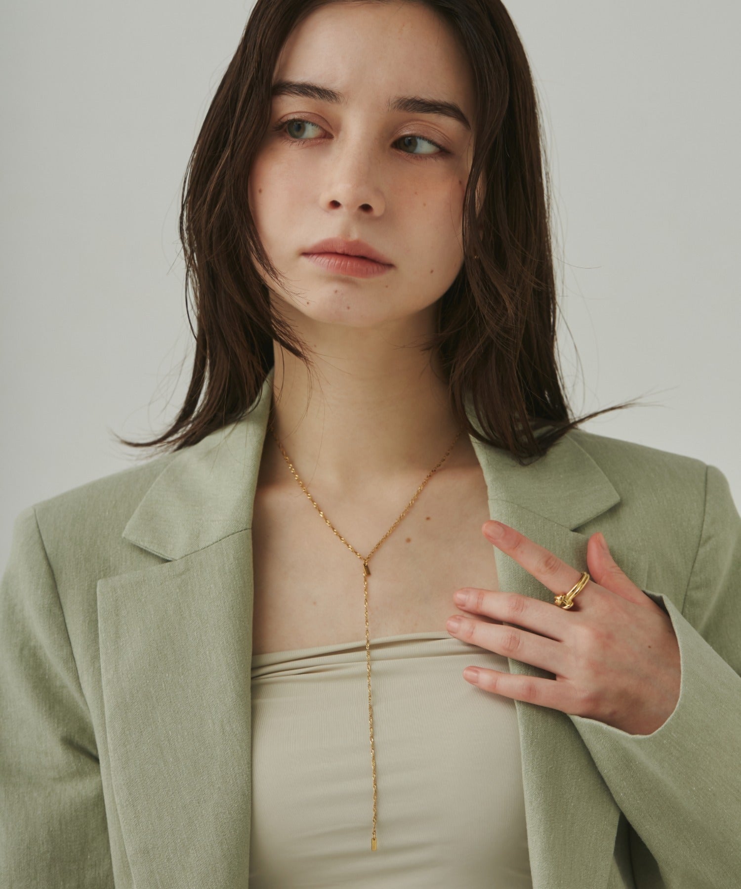 ciite' シーテ ネックレス 【 金属アレルギー対応 】 シンプルロングチェーンネックレス サージカルステンレス