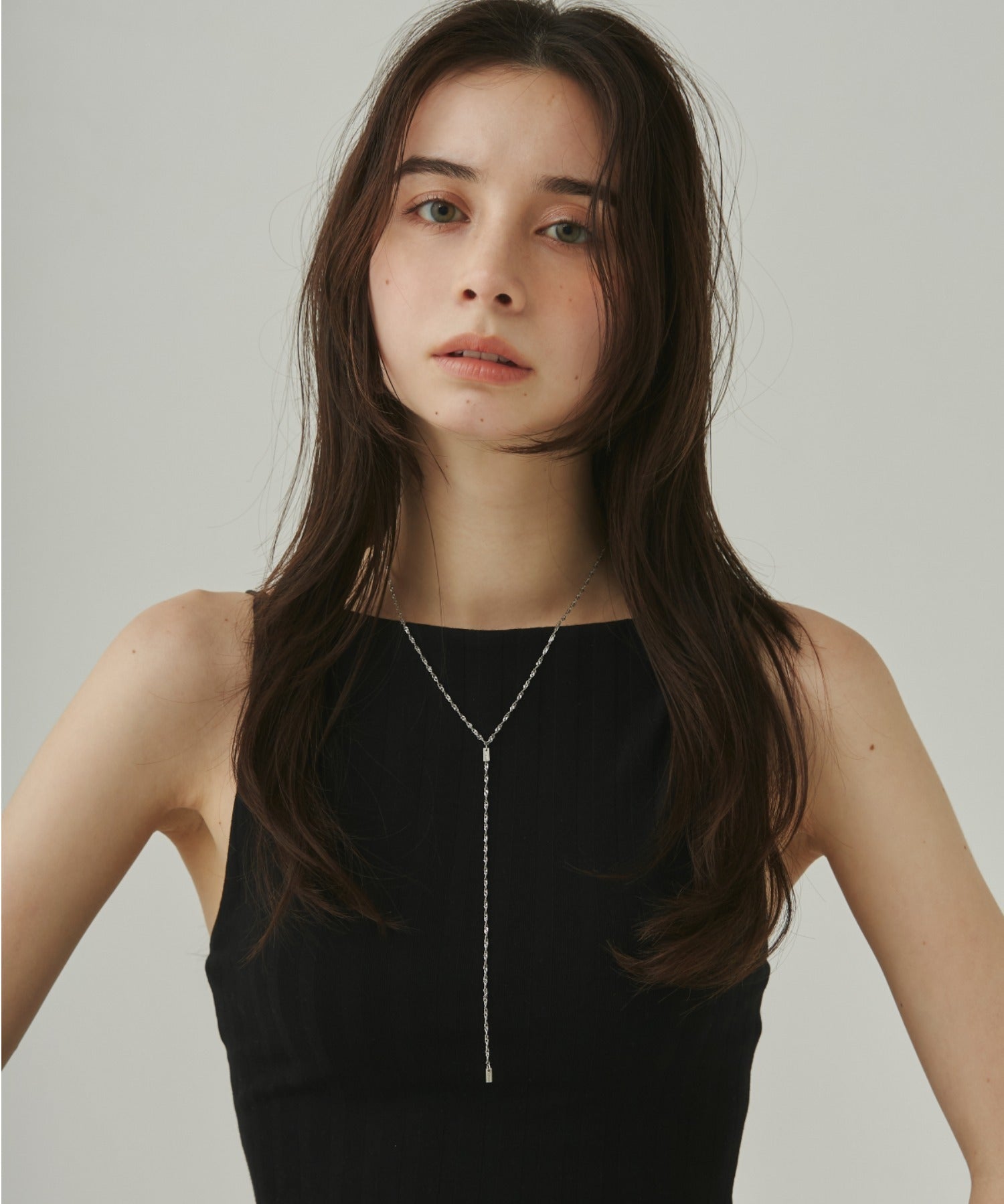 ciite' シーテ ネックレス 【 金属アレルギー対応 】 シンプルロングチェーンネックレス サージカルステンレス