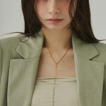 ciite' シーテ ネックレス 【 金属アレルギー対応 】 シンプルロングチェーンネックレス サージカルステンレス