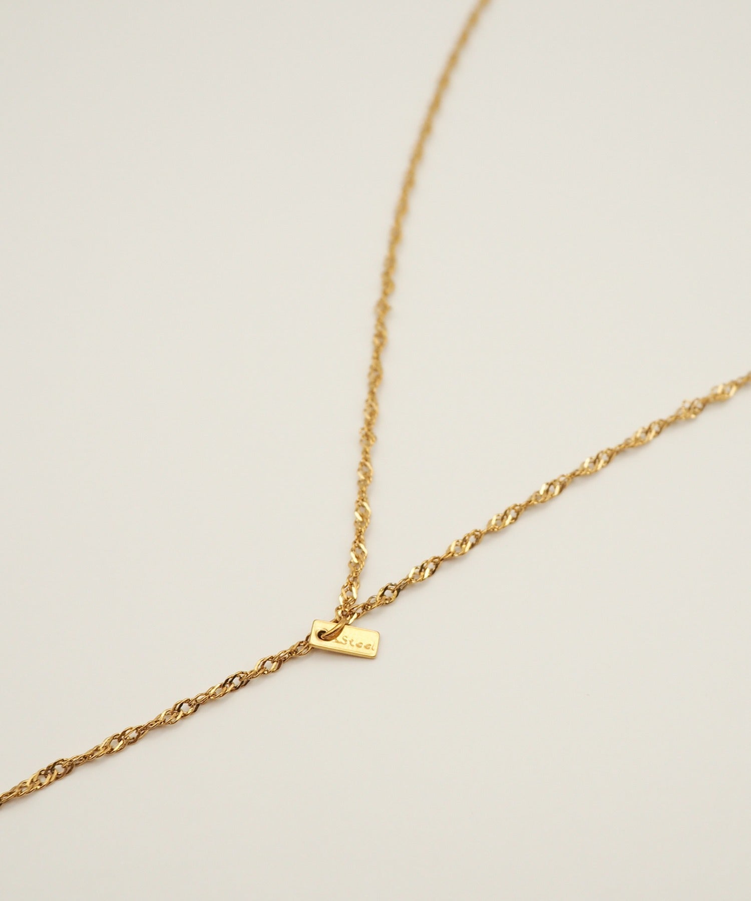 ciite' シーテ ネックレス 【 金属アレルギー対応 】 シンプルロングチェーンネックレス サージカルステンレス