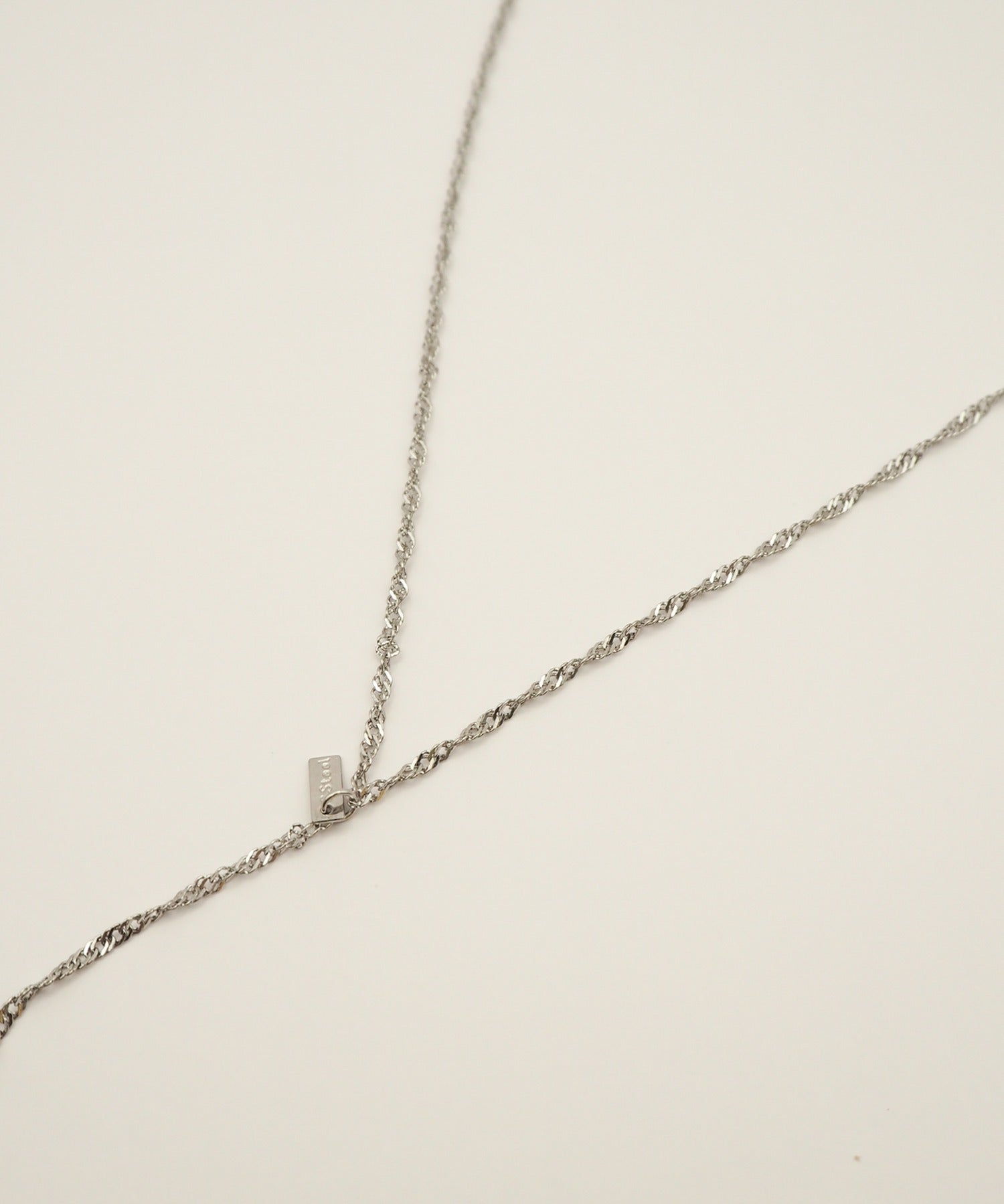 ciite' シーテ ネックレス 【 金属アレルギー対応 】 シンプルロングチェーンネックレス サージカルステンレス