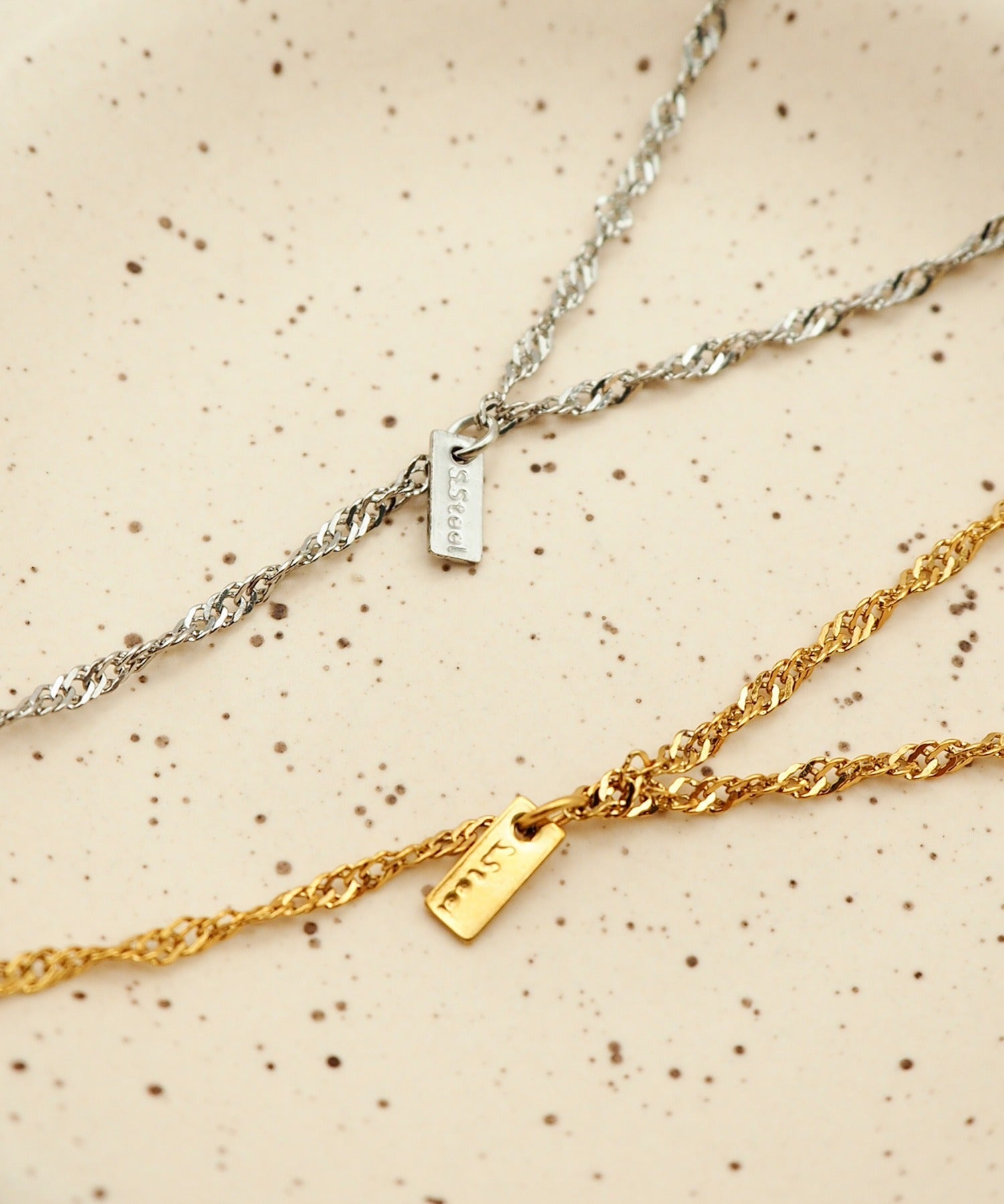 ciite' シーテ ネックレス 【 金属アレルギー対応 】 シンプルロングチェーンネックレス サージカルステンレス