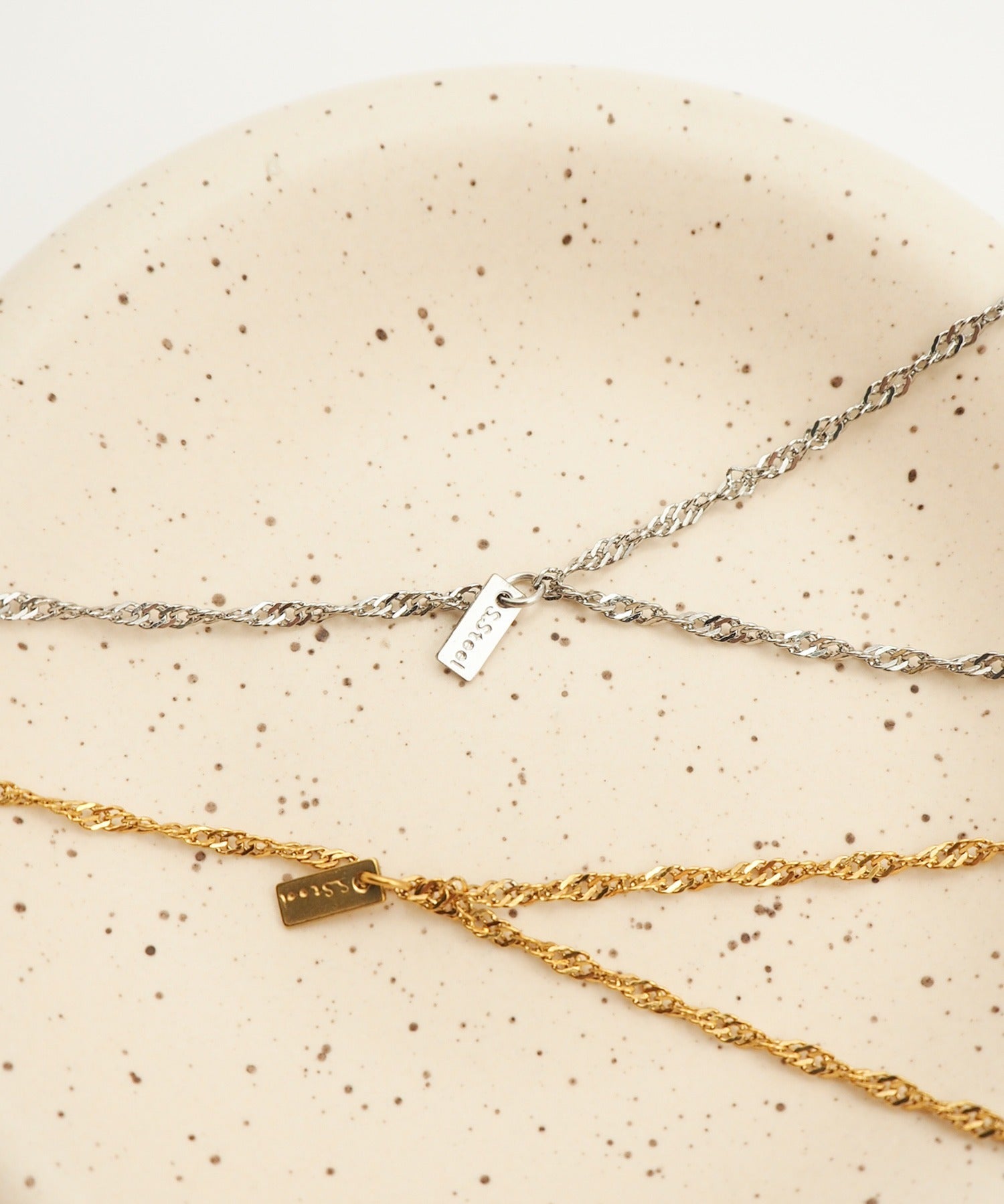 ciite' シーテ ネックレス 【 金属アレルギー対応 】 シンプルロングチェーンネックレス サージカルステンレス