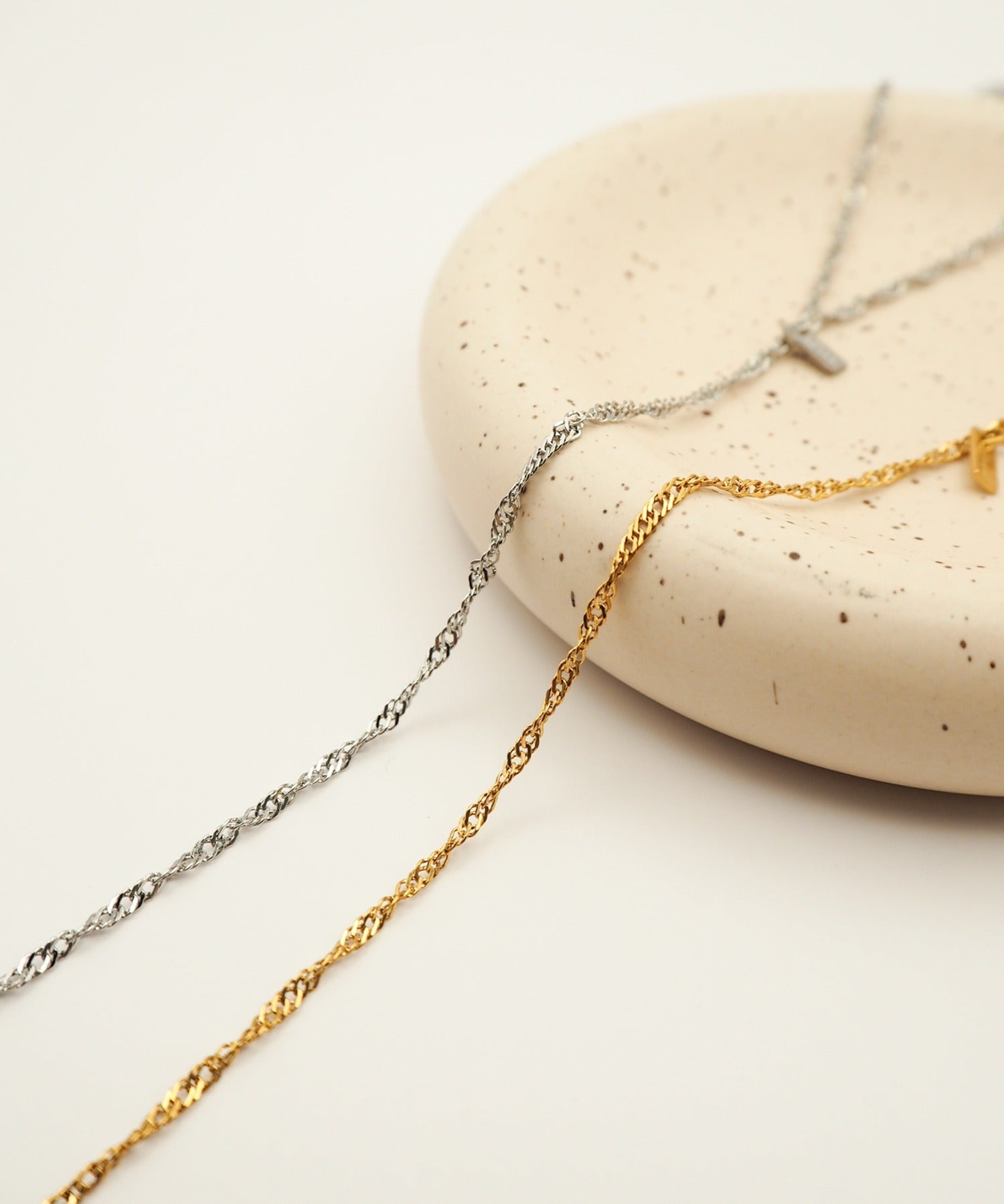 ciite' シーテ ネックレス 【 金属アレルギー対応 】 シンプルロングチェーンネックレス サージカルステンレス