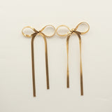 ciite' シーテ ピアス（両耳用） 【 金属アレルギー対応 】リボンピアス サージカルステンレス (両耳用)