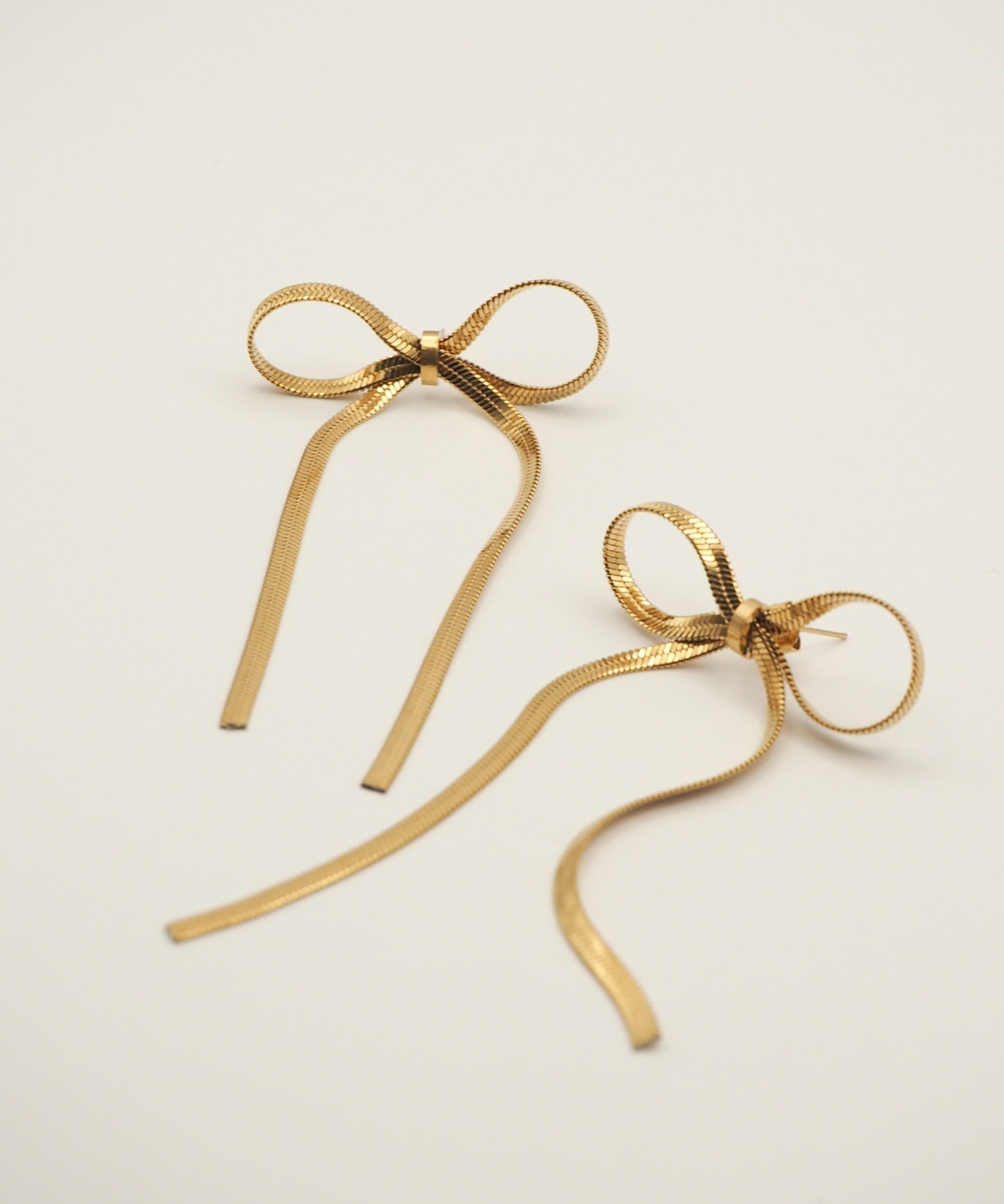 ciite' シーテ ピアス（両耳用） 【 金属アレルギー対応 】リボンピアス サージカルステンレス (両耳用)