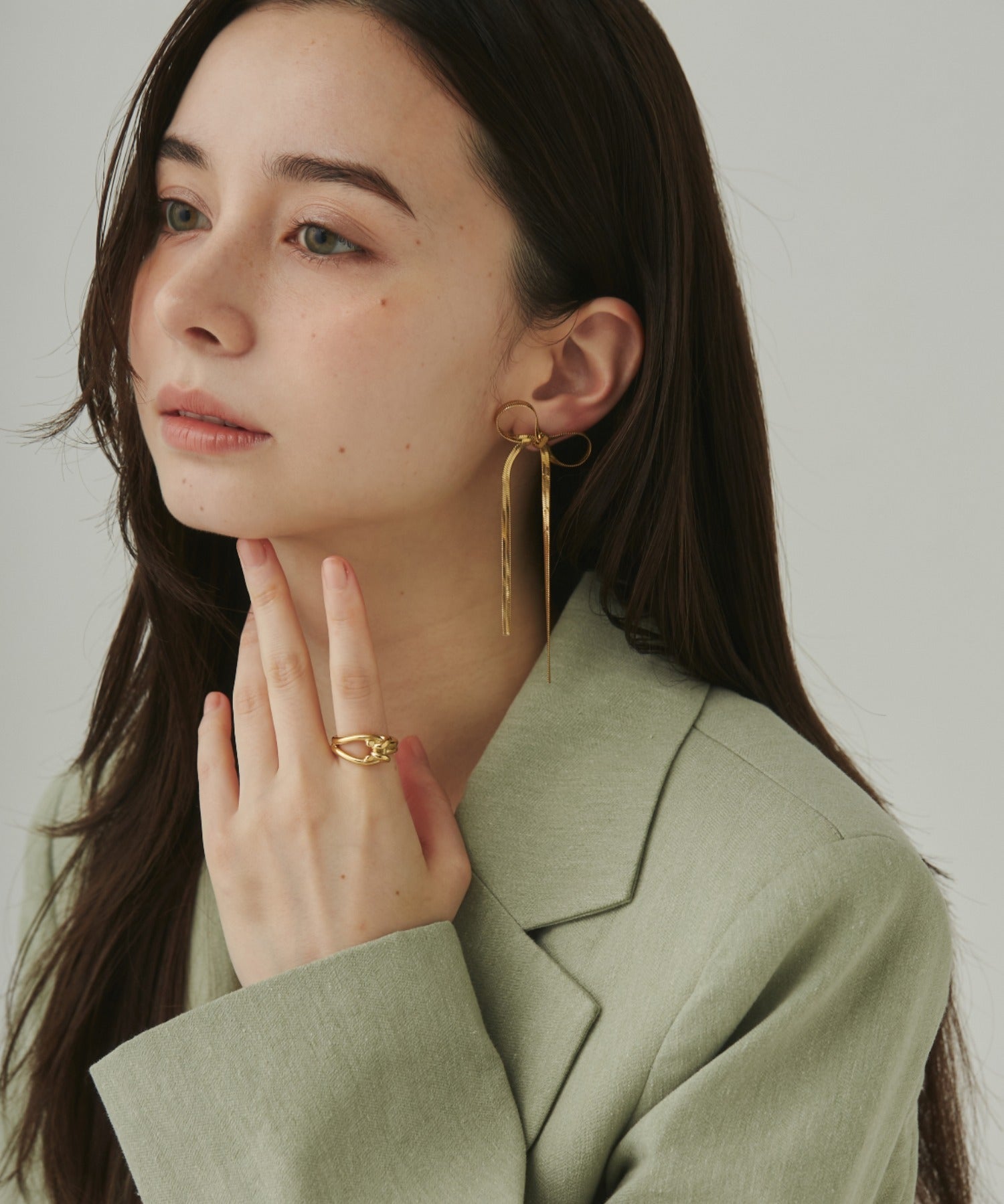 ciite' シーテ ピアス（両耳用） 【 金属アレルギー対応 】リボンピアス サージカルステンレス (両耳用)