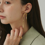 ciite' シーテ ピアス（両耳用） 【 金属アレルギー対応 】リボンピアス サージカルステンレス (両耳用)