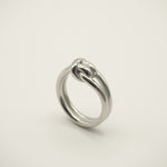 ciite' シーテ リング 【 金属アレルギー対応 】 ノットデザインリング サージカルステンレス シルバー