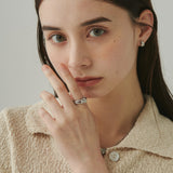 ciite' シーテ リング 【 金属アレルギー対応 】 ノットデザインリング サージカルステンレス