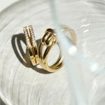 ciite' シーテ リング 【 金属アレルギー対応 】 ノットデザインリング サージカルステンレス