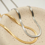 ciite' シーテ ネックレス 【 金属アレルギー対応 】 ハートネックレス & スネークチェーンネックレス 2セット サージカルステンレス