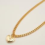 ciite' シーテ ネックレス 【 金属アレルギー対応 】 ハートネックレス & スネークチェーンネックレス 2セット サージカルステンレス