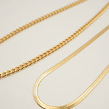 ciite' シーテ ネックレス 【 金属アレルギー対応 】 ハートネックレス & スネークチェーンネックレス 2セット サージカルステンレス