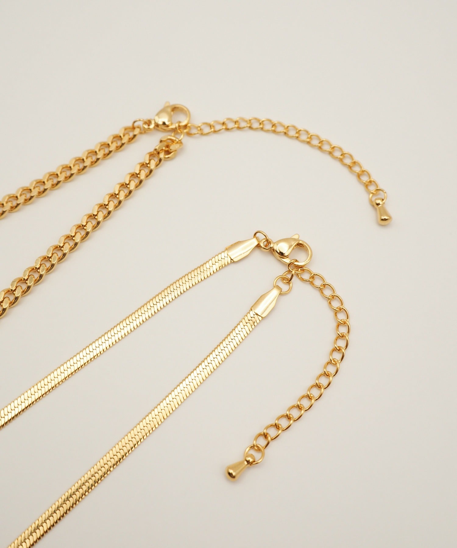 ciite' シーテ ネックレス 【 金属アレルギー対応 】 ハートネックレス & スネークチェーンネックレス 2セット サージカルステンレス