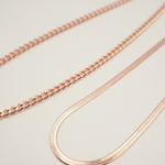 ciite' シーテ ネックレス 【 金属アレルギー対応 】 ハートネックレス & スネークチェーンネックレス 2セット サージカルステンレス