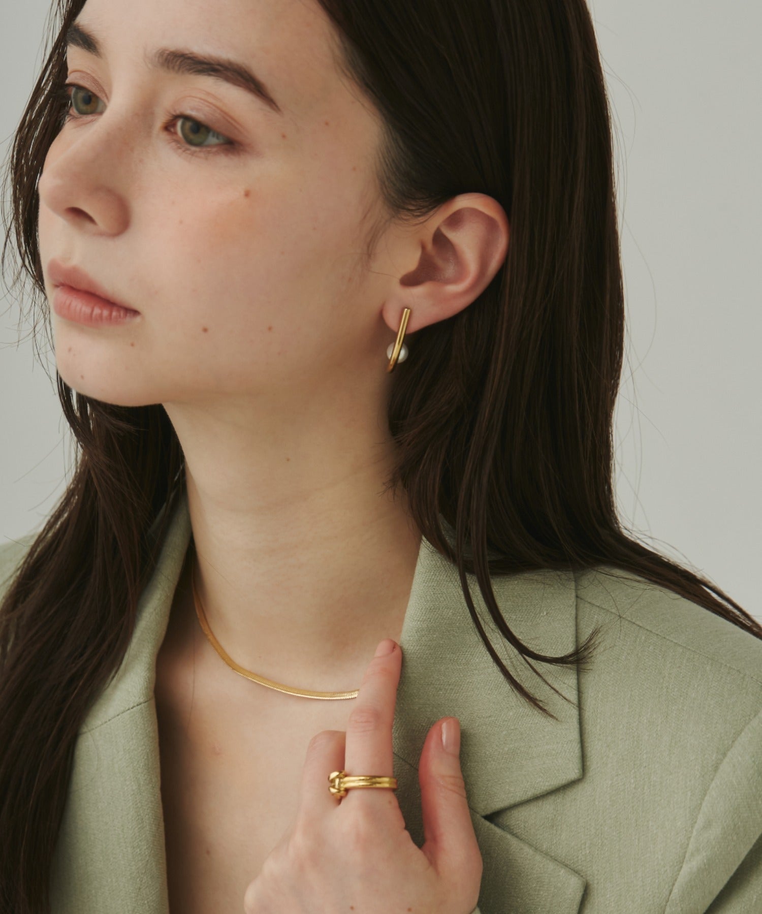 ciite' シーテ ピアス（両耳用） 【 金属アレルギー対応 】パールキャッチ デザインピアス サージカルステンレス