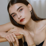 ciite' シーテ ピアス（両耳用） 【 金属アレルギー対応 】パールキャッチ デザインピアス サージカルステンレス