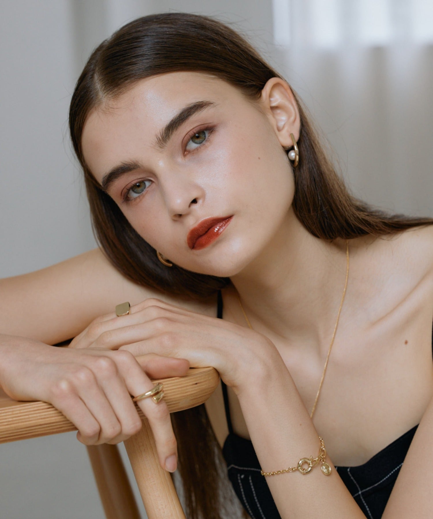 ciite' シーテ ピアス（両耳用） 【 金属アレルギー対応 】パールキャッチ デザインピアス サージカルステンレス