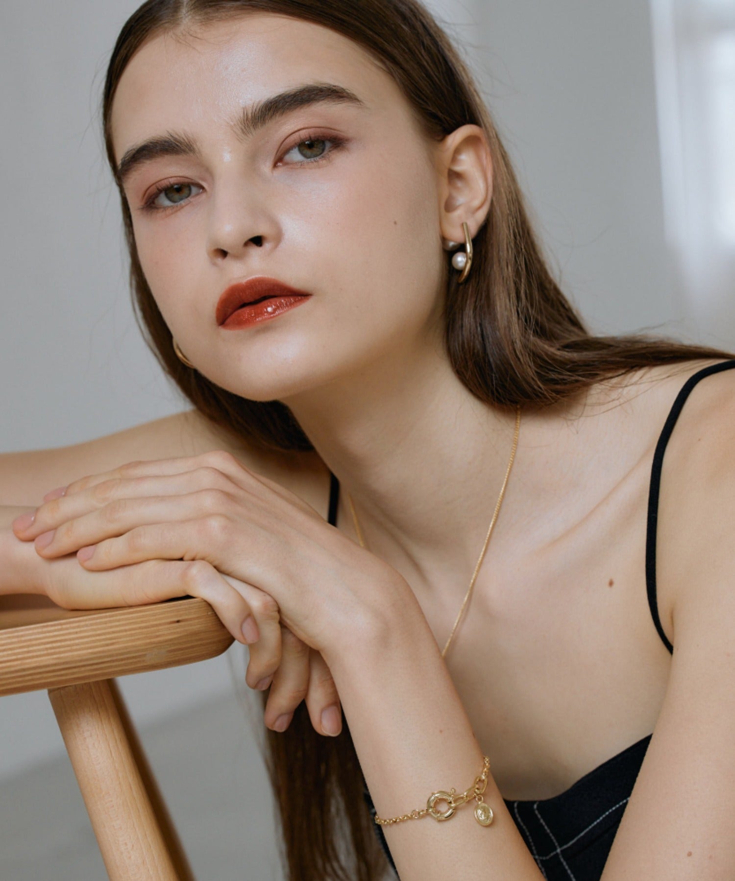 ciite' シーテ ピアス（両耳用） 【 金属アレルギー対応 】パールキャッチ デザインピアス サージカルステンレス