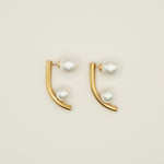 ciite' シーテ ピアス（両耳用） 【 金属アレルギー対応 】パールキャッチ デザインピアス サージカルステンレス