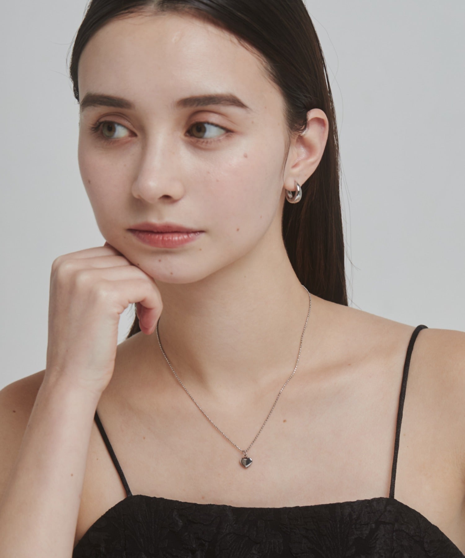 ciite' シーテ ネックレス 【 金属アレルギー対応 】 ミニハートネックレス サージカルステンレス