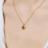 ciite' シーテ ネックレス 【 金属アレルギー対応 】 ミニハートネックレス サージカルステンレス