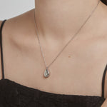 ciite' シーテ ネックレス 【 金属アレルギー対応 】 シズクビジューネックレス サージカルステンレス シルバー FREE