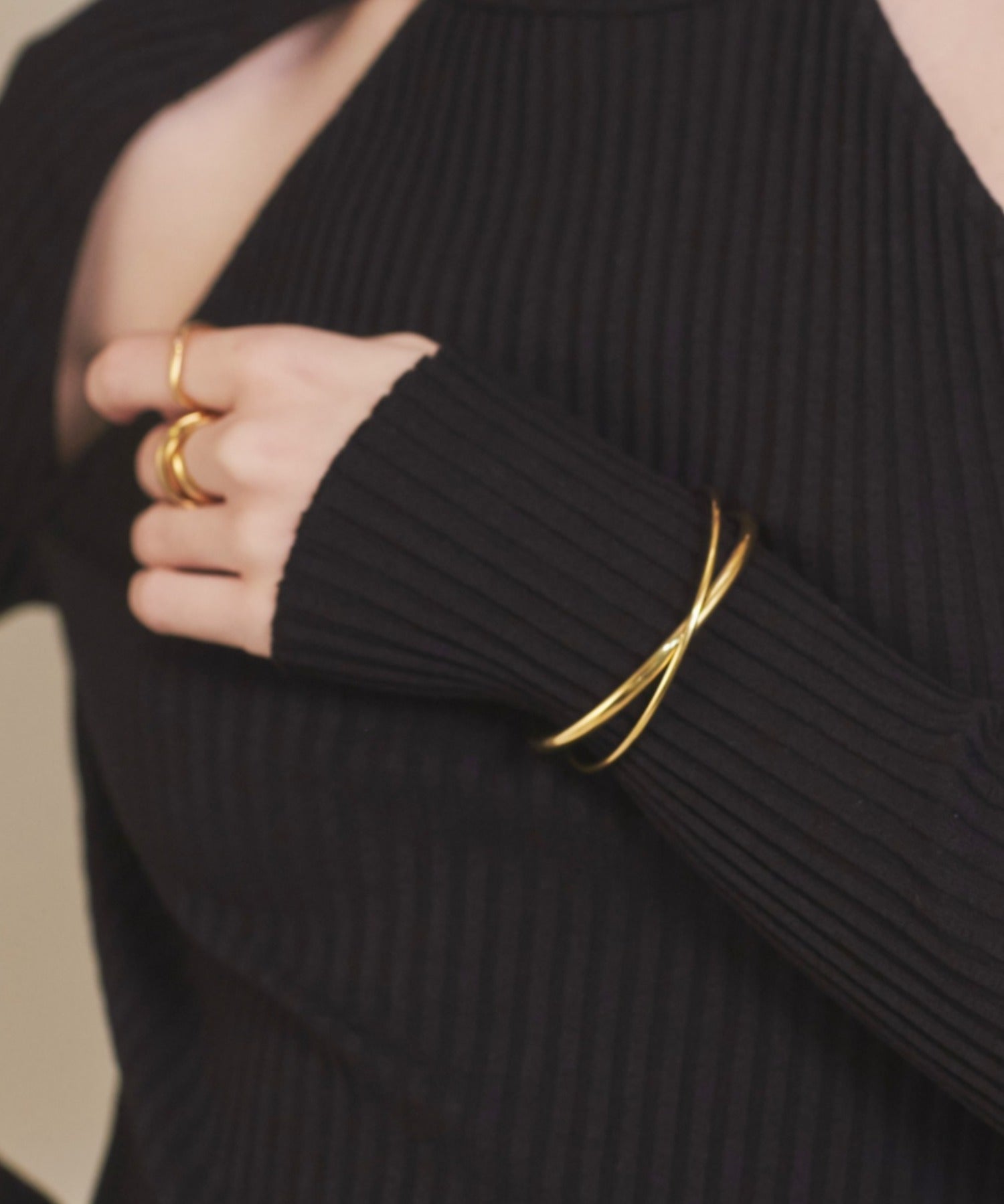 ciite' シーテ ブレスレット 【 金属アレルギー対応 】 クロスバングル サージカルステンレス