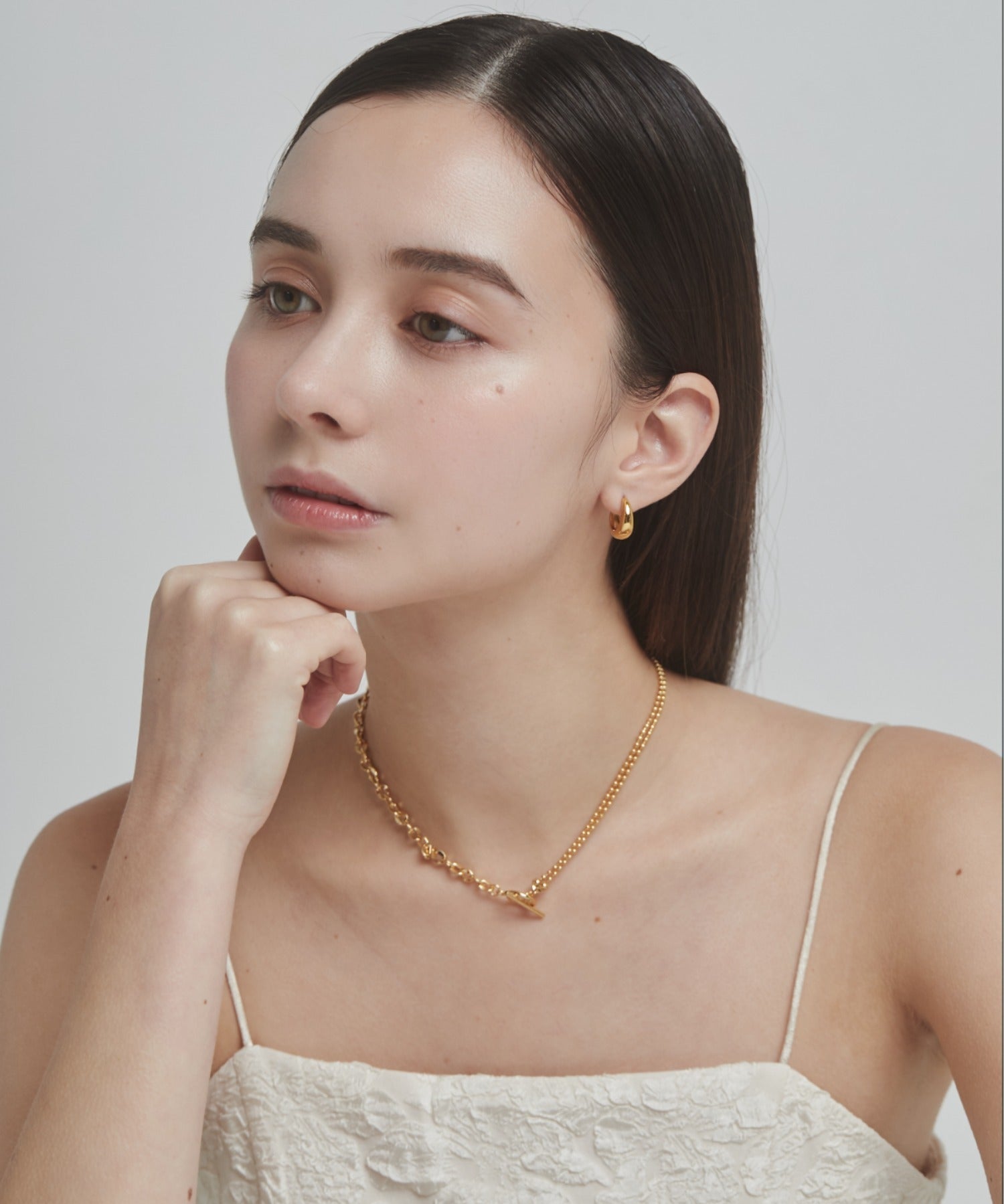 ciite' シーテ ネックレス 【 金属アレルギー対応 】 ニュアンスチェーンネックレス サージカルステンレス