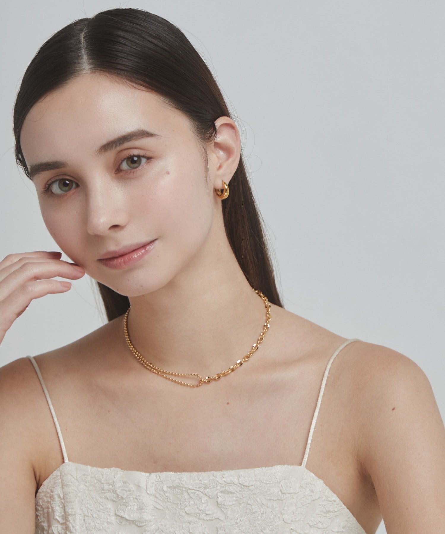 ciite' シーテ ネックレス 【 金属アレルギー対応 】 ニュアンスチェーンネックレス サージカルステンレス