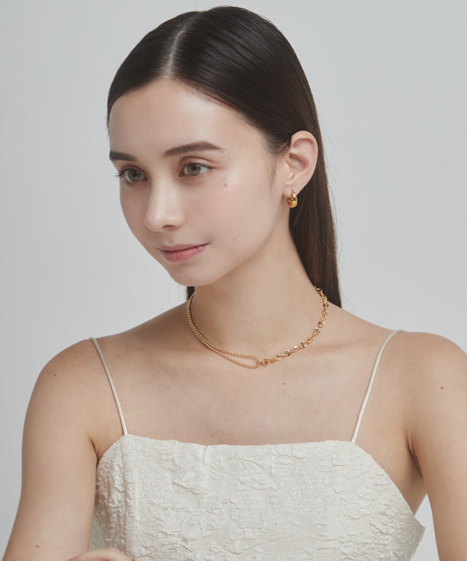 ciite' シーテ ネックレス 【 金属アレルギー対応 】 ニュアンスチェーンネックレス サージカルステンレス