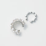 ciite' シーテ イヤーカフ パール&メタル イヤーカフセット シルバー FREE