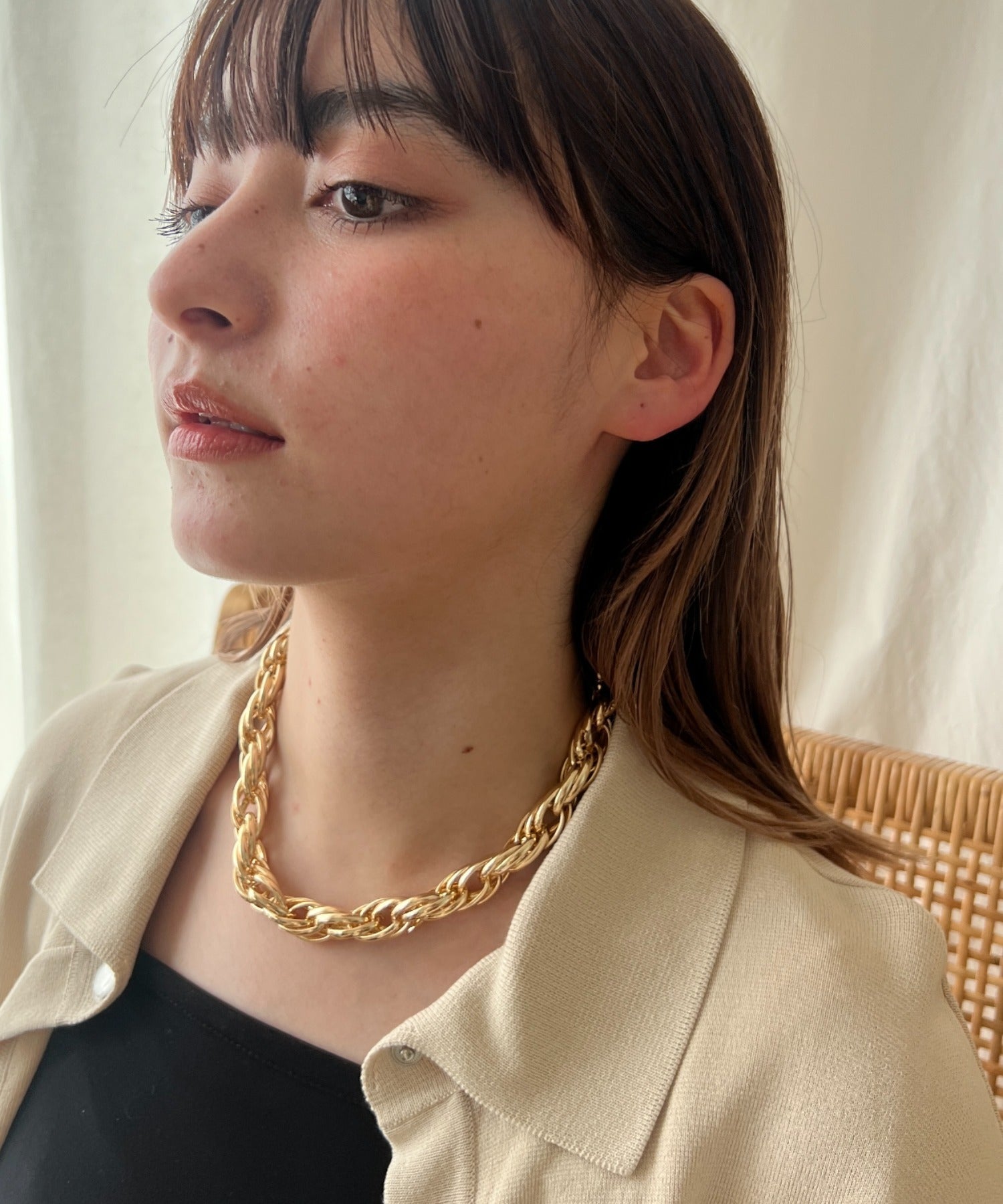 ciite' シーテ ネックレス ボリュームチェーンネックレス