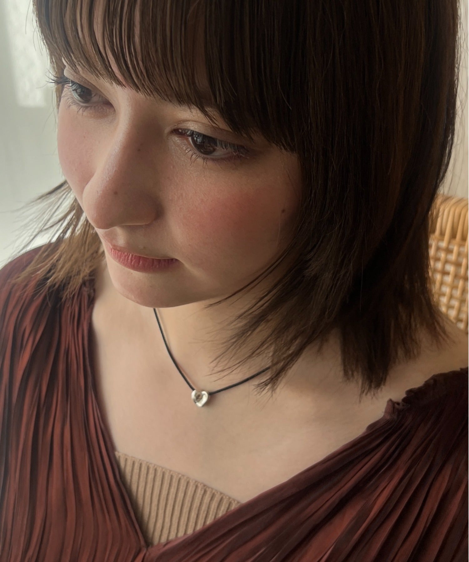 ciite' シーテ チョーカー 変形ハートメタルコードチョーカー