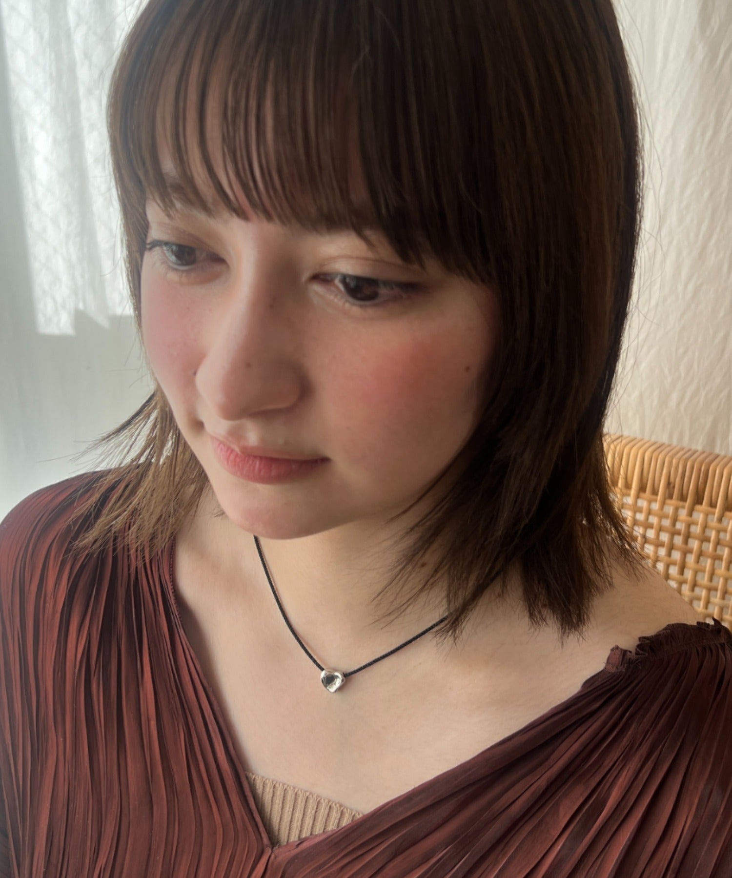 ciite' シーテ チョーカー 変形ハートメタルコードチョーカー