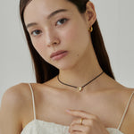 ciite' シーテ チョーカー 変形ハートメタルコードチョーカー