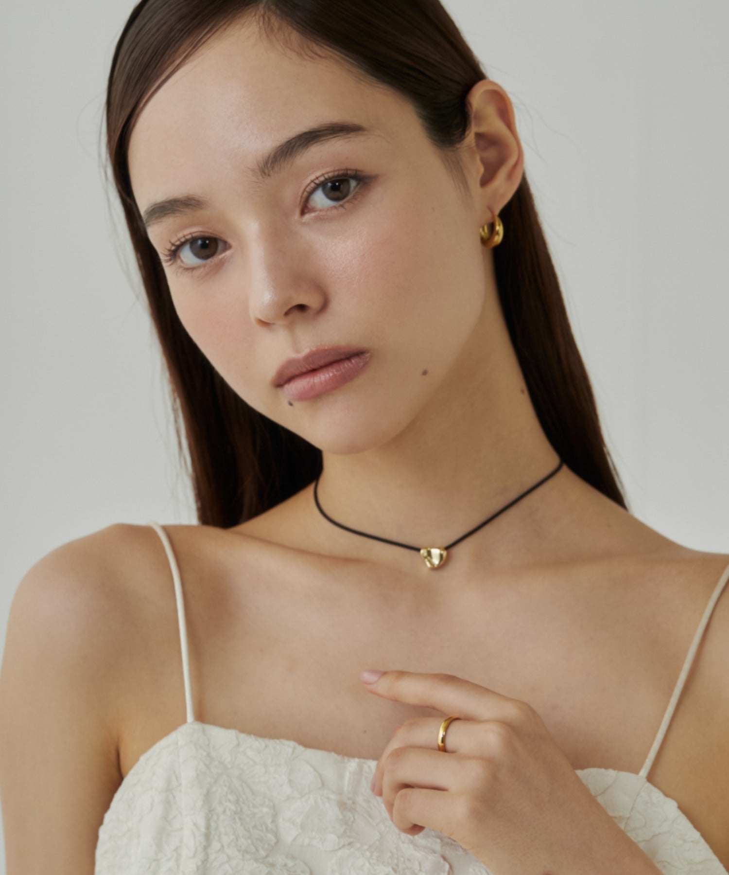 ciite' シーテ チョーカー 変形ハートメタルコードチョーカー