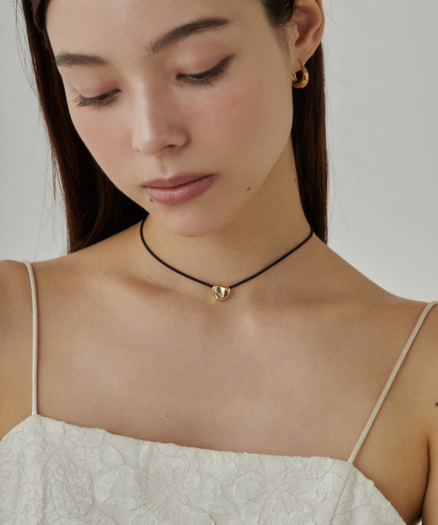 ciite' シーテ チョーカー 変形ハートメタルコードチョーカー