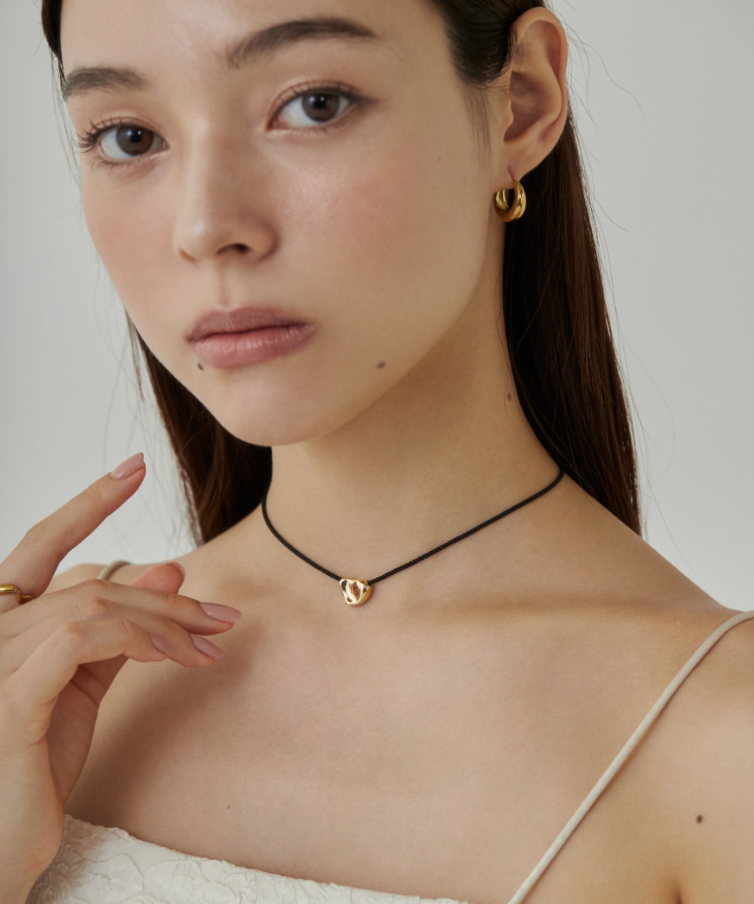 ciite' シーテ チョーカー 変形ハートメタルコードチョーカー