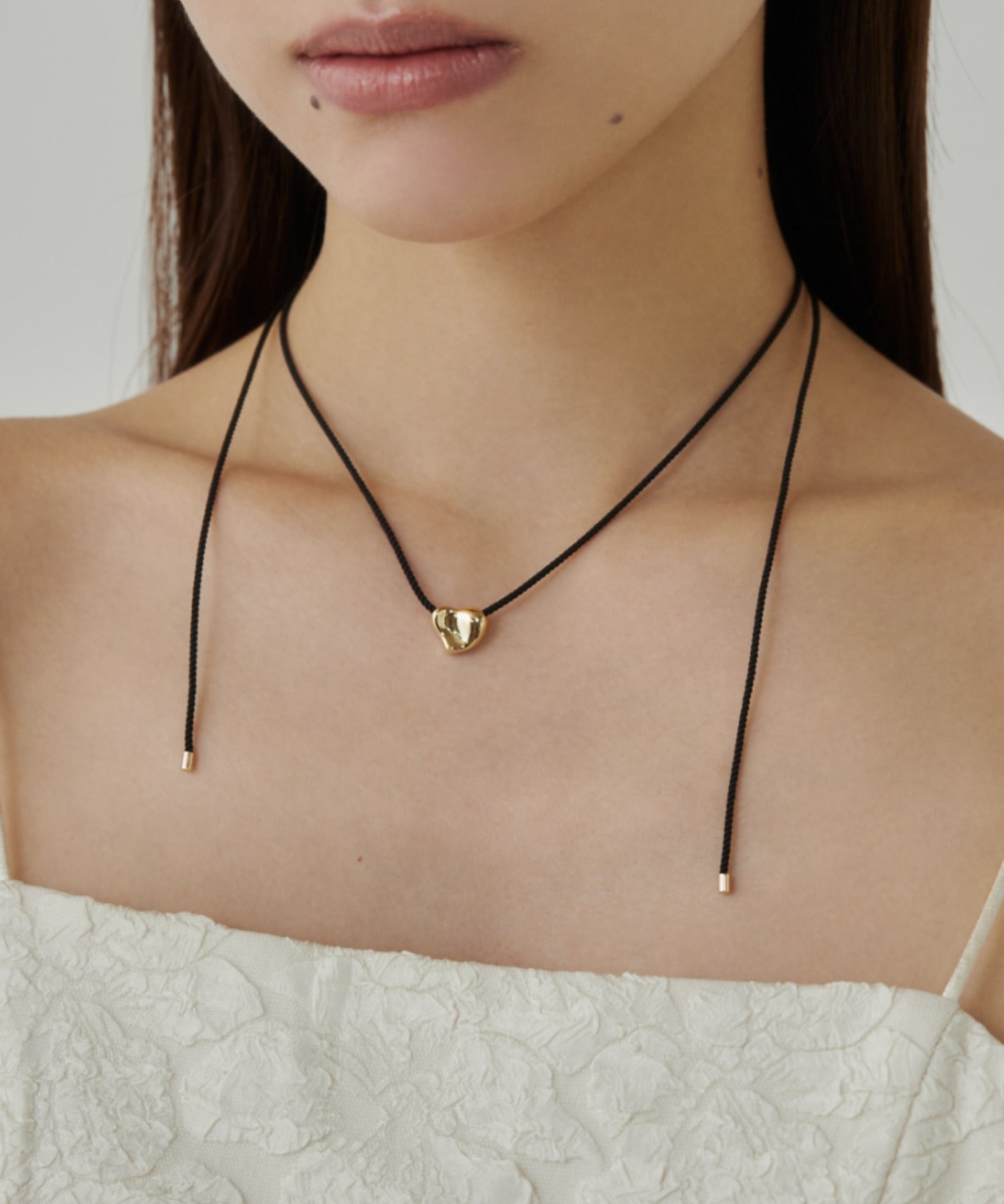 ciite' シーテ チョーカー 変形ハートメタルコードチョーカー